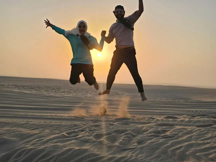 Doha Sunrise/Sunset or Night Stargazing desert safari. - Camel Rides Across the Dunes: Calm Time in Between Thrills