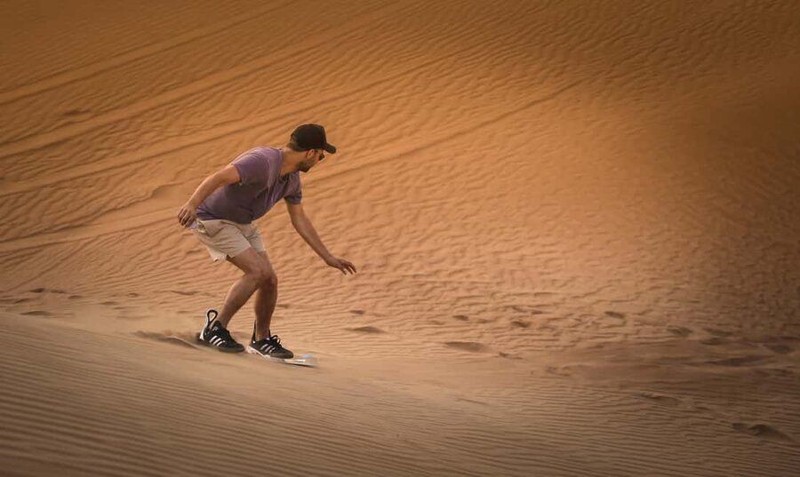 Doha: Sunset Desert Safari, ATV, Camel Ride and Sandboarding - Optional Quad Bike Fun: Extra Adrenaline If You Want It
