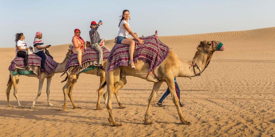 Doha: Sunset Desert Safari, ATV, Camel Ride and Sandboarding - Sandboarding: Fast Downhill Energy With One Small Catch