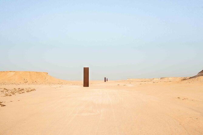 Doha West Qatar Richard Serra Sculpture, Mushroom Rock Tour - Zekreet Fort Ruins: a photo stop with actual context