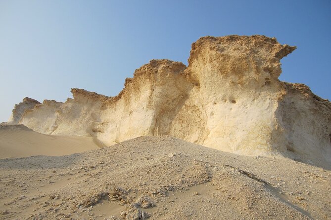 Doha West Qatar Richard Serra Sculpture, Mushroom Rock Tour - Zekreet rock views: where the mushroom-rock feeling comes alive