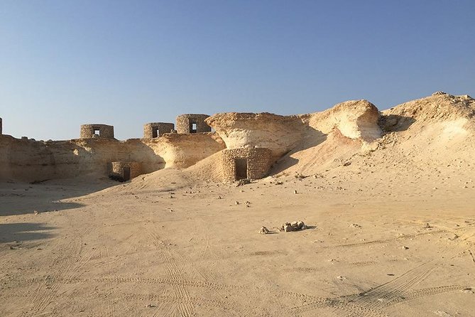 East-West/West-East - By Richard Serra - Zekreet Beach’s White Sands and Limestone Mushroom Rock