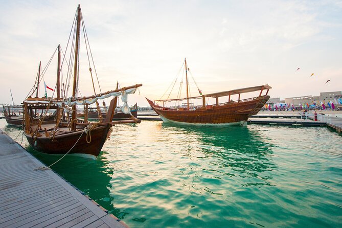 Exclusive Doha Private Dhow Cruise & Corniche Walk With Sunset - Key things you’ll notice on this Doha sunset cruise