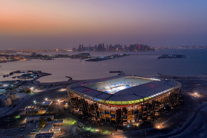 FIFA 2022 World Cup Stadiums in Qatar - Private Trip from Doha with Hotel Pickup - Al Thumama’s design art and Al Janoub’s retractable roof