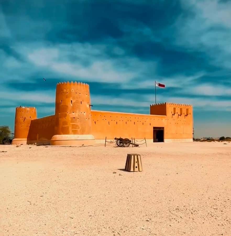 From Doha: Day Trip to North And West Qatar With Pickup - Richard Serra East West in the desert: art that becomes the background