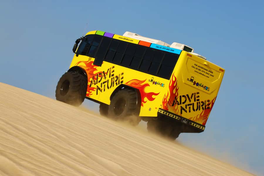 From Doha: Exclusive Monster Bus Safari Experience - Doha to Sealine, why the ride to the desert is part of the experience