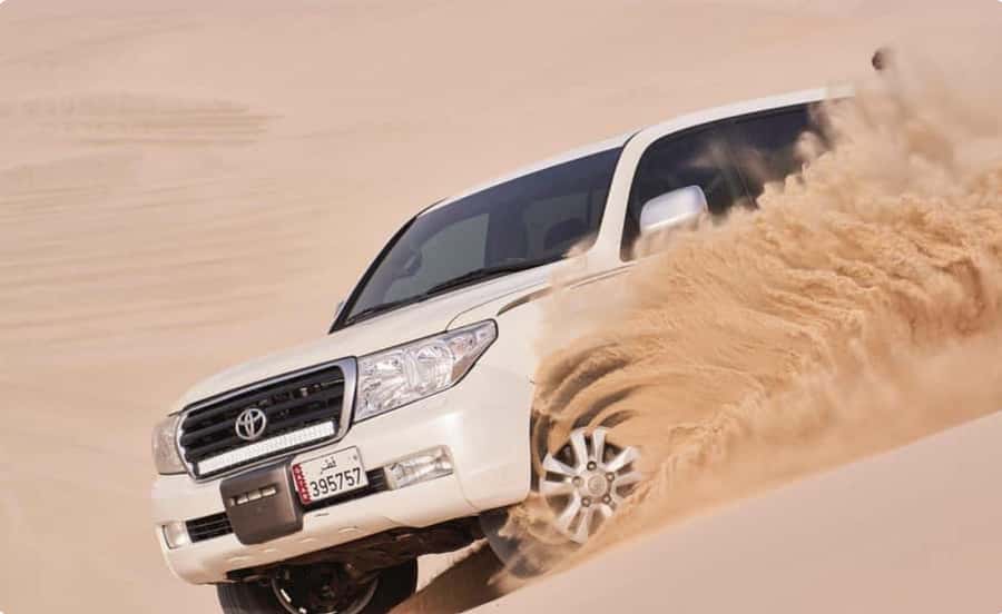 From Doha: Inland Sea Desert Safari with All Activities - Sandboarding, the fun part you can actually learn fast