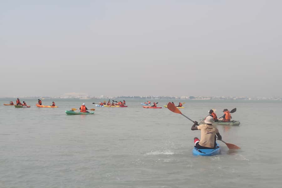 From Doha: Mangroves Kayaking Adventure - Entering Al Thakira From Doha: The 2 Hours That Make Sense
