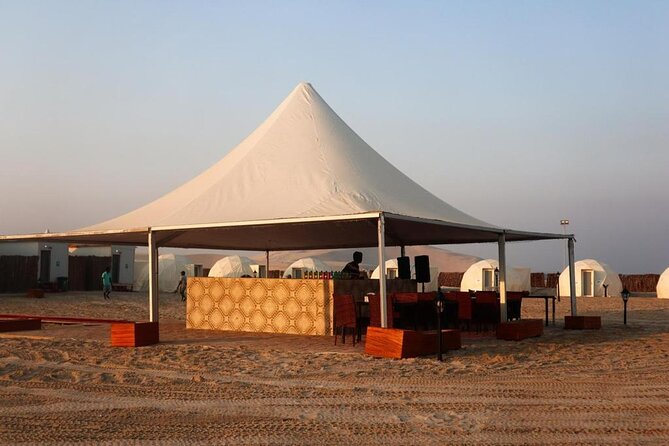 Full Day Desert Safari with Camp Access, Buffet Dinner,Camel Ride - Camp arrival near the beach: what camp access actually means