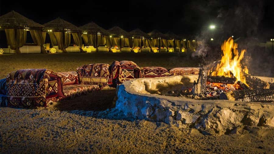 Full day desert safari with lunch or Dinner - Sealine Beach Resort stop: tea, photos, and a camel ride you can actually enjoy