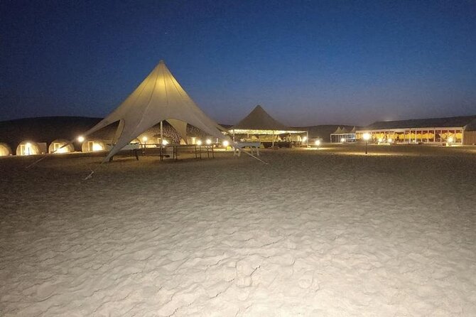 Full-Day DesertSafari with Camel Ride,InlandSea & BBQ Desert Camp - Bedouin-Style Desert Camp, BBQ Dinner, and Optional Sheesha