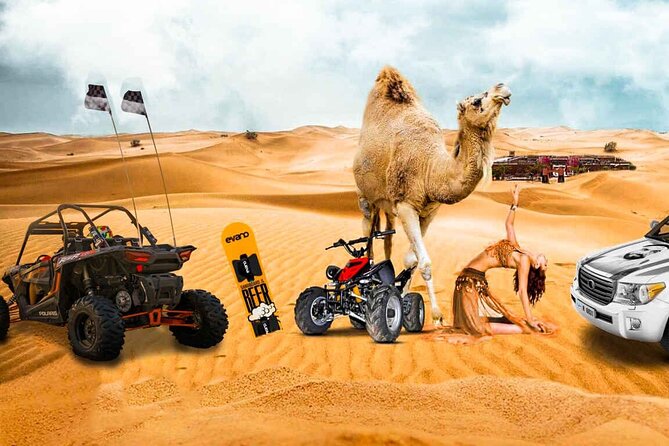 Half Day Desert Safari || Sand Boarding || Camel Ride || Inland Sea Visit || - Key Highlights Worth Knowing