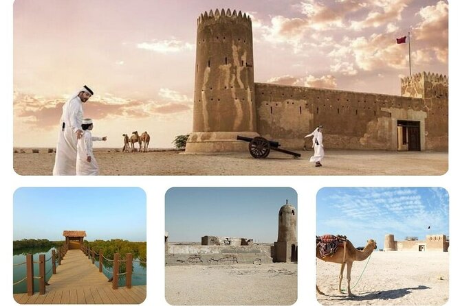 North of Qatar Tour|Zubara Fort, Purple Island & Mangroves Colony - Stop 1 and the drive north from Doha