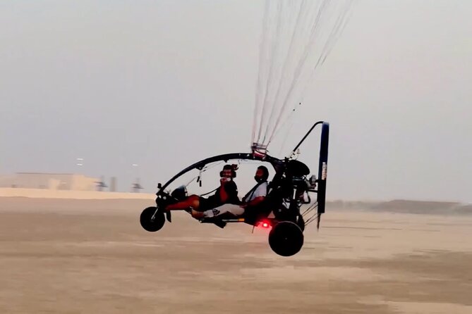 Paratrike Air Tour Doha - Pickup and the Sealine Beach run: how the day actually flows
