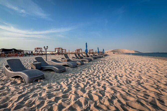 Private Overnight Desert Safari, Dune bashing, dinner & Breakfast - Inland Sea area feel and why it matters