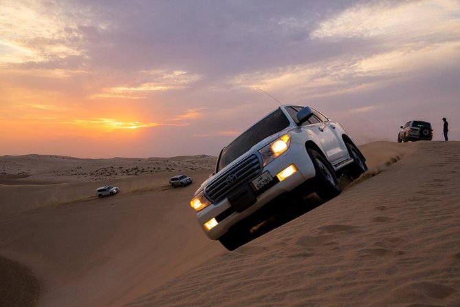 (Private) Quickie to the Desert | Sandboarding | Inland Sea - Camel and Falcon area stop: included, with optional rides