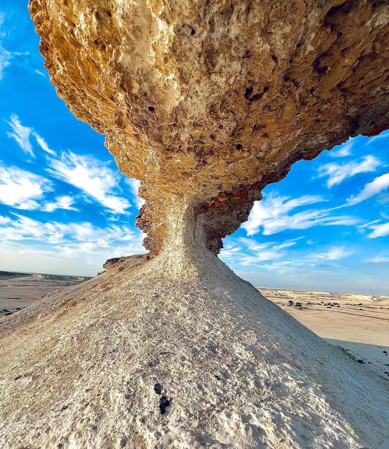 Qatar: Combo Tour of the North and West with Pickup - Jumail Abandoned Village: Limestone Houses and Quiet Decay