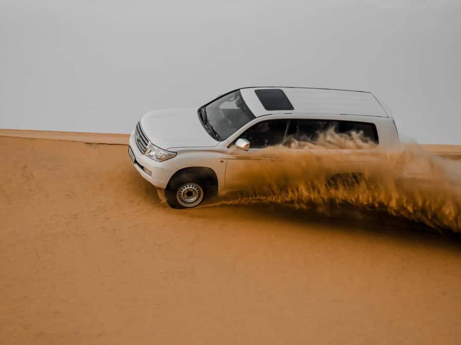 Qatar Desert Safari, Quad bike, Camel Ride and Sandboarding - Mesaieed break time: tea, camel ride, and a short bike tour