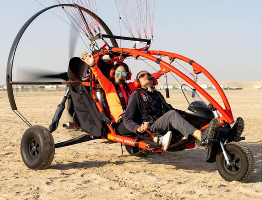 Qatar's Skybound Adventure: Exclusive Private Paratrike tour - The Pilot Experience: More Than Just Flying