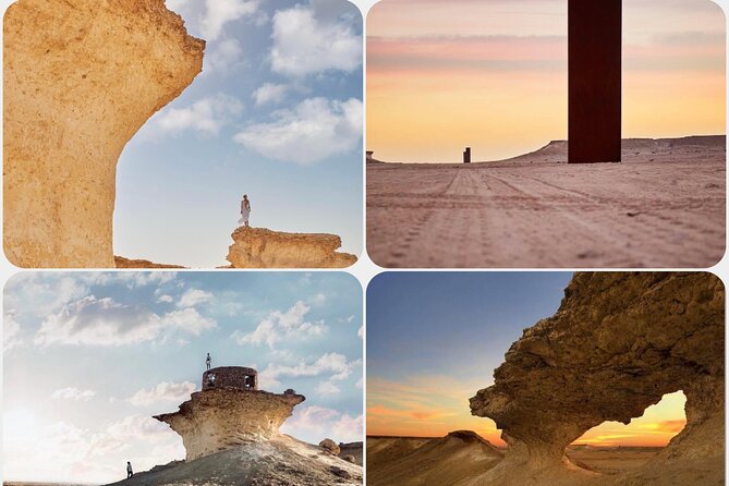 Qatar West Coast tour to Richard Serra Sculpture and Mushroom Rock Formation - Quick hits before you go