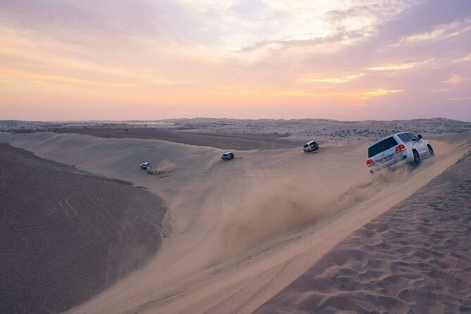 Sunrise or Sunset , Desert Safari Tour in Heart of Qatar - Mesaieed and the Seaside-to-Sand setup