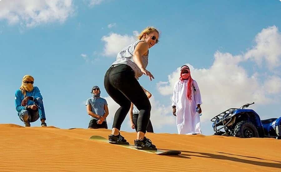 Sunrise/Sunset DuneBashing,CamelRide InlandSea &Sandboarding - Should you book this sunrise or sunset dune safari?