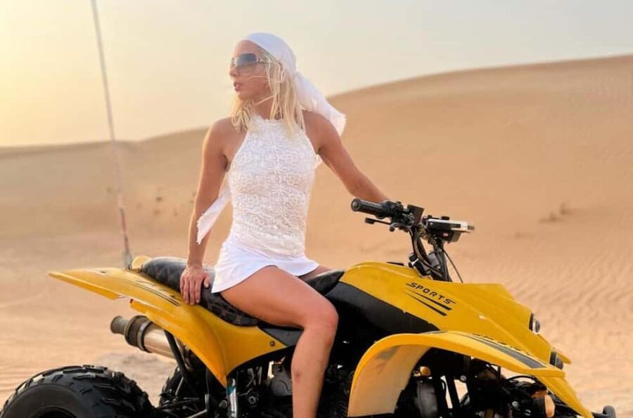 Sunset Desert Safari with Dune Bashing & Inland Sea Views - Dune bashing: the adrenaline part, run by a pro